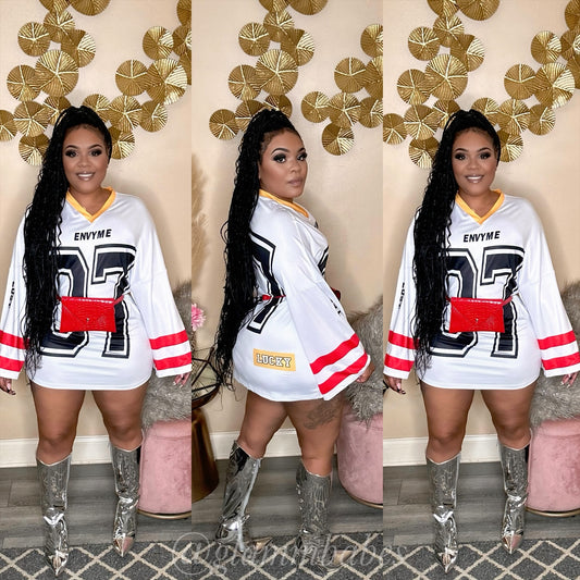 ENVYME JERSEY DRESS (MULTI)