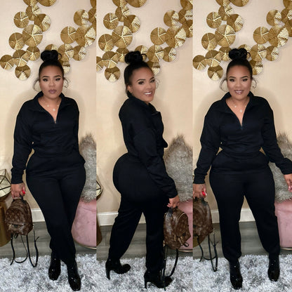BLACK JOGGER SET